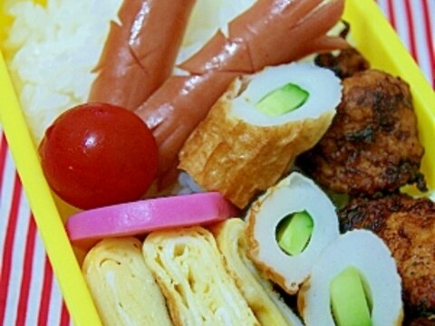 簡単キャラ弁◎カニさんウィンナー